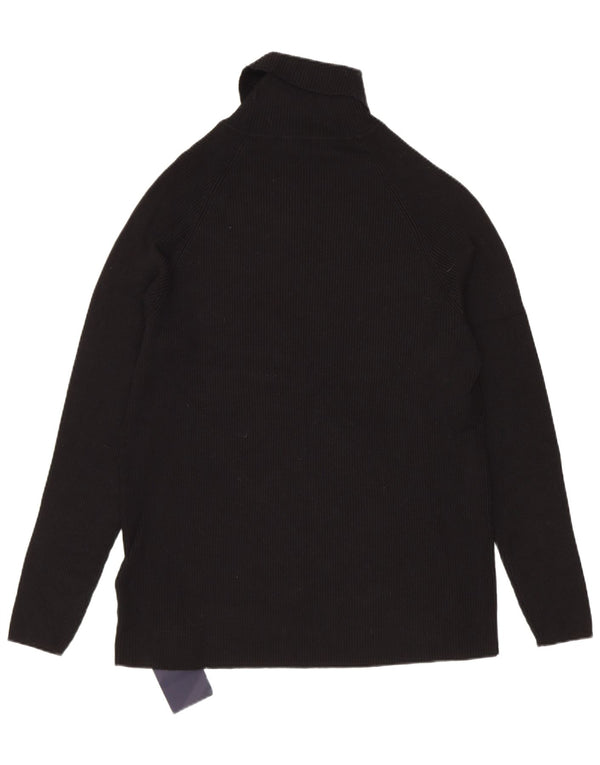 Marks & Spencer Damen Top Langarm UK 20 2XL Schwarz Viskose