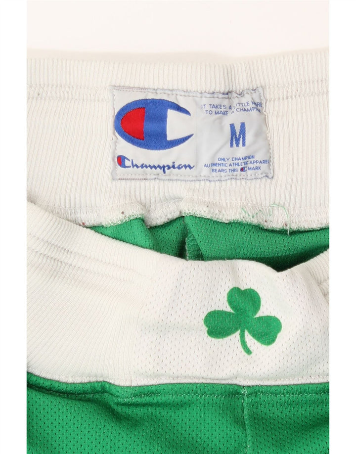 Champion Herren Boston Celtics Sportshorts Mittelgrün Farbblock