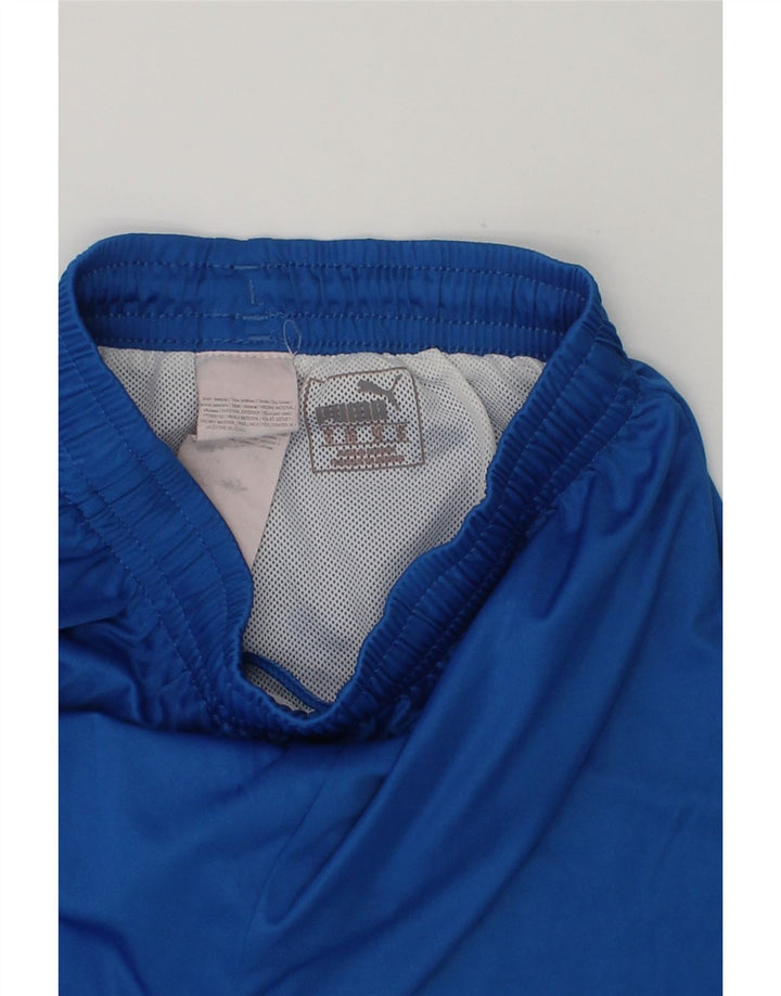 PUMA Boys Graphic Sport Shorts 11-12 Years Blue Polyester | Vintage Puma | Thrift | Second-Hand Puma | Used Clothing | Messina Hembry 