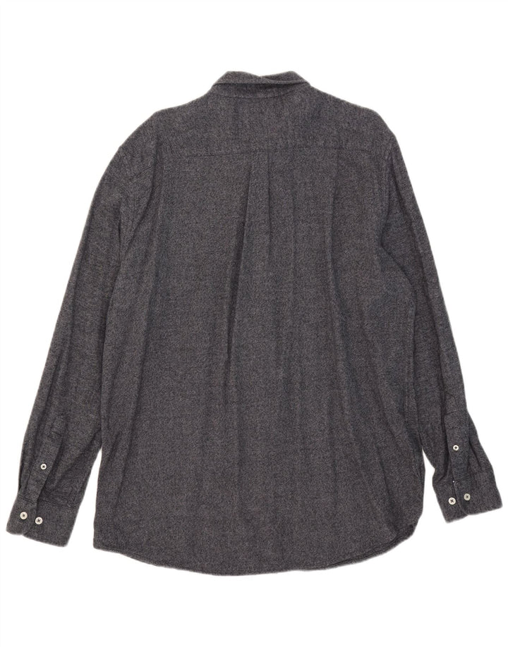 Crew Clothing Herrenhemd 2XL Grau Baumwolle