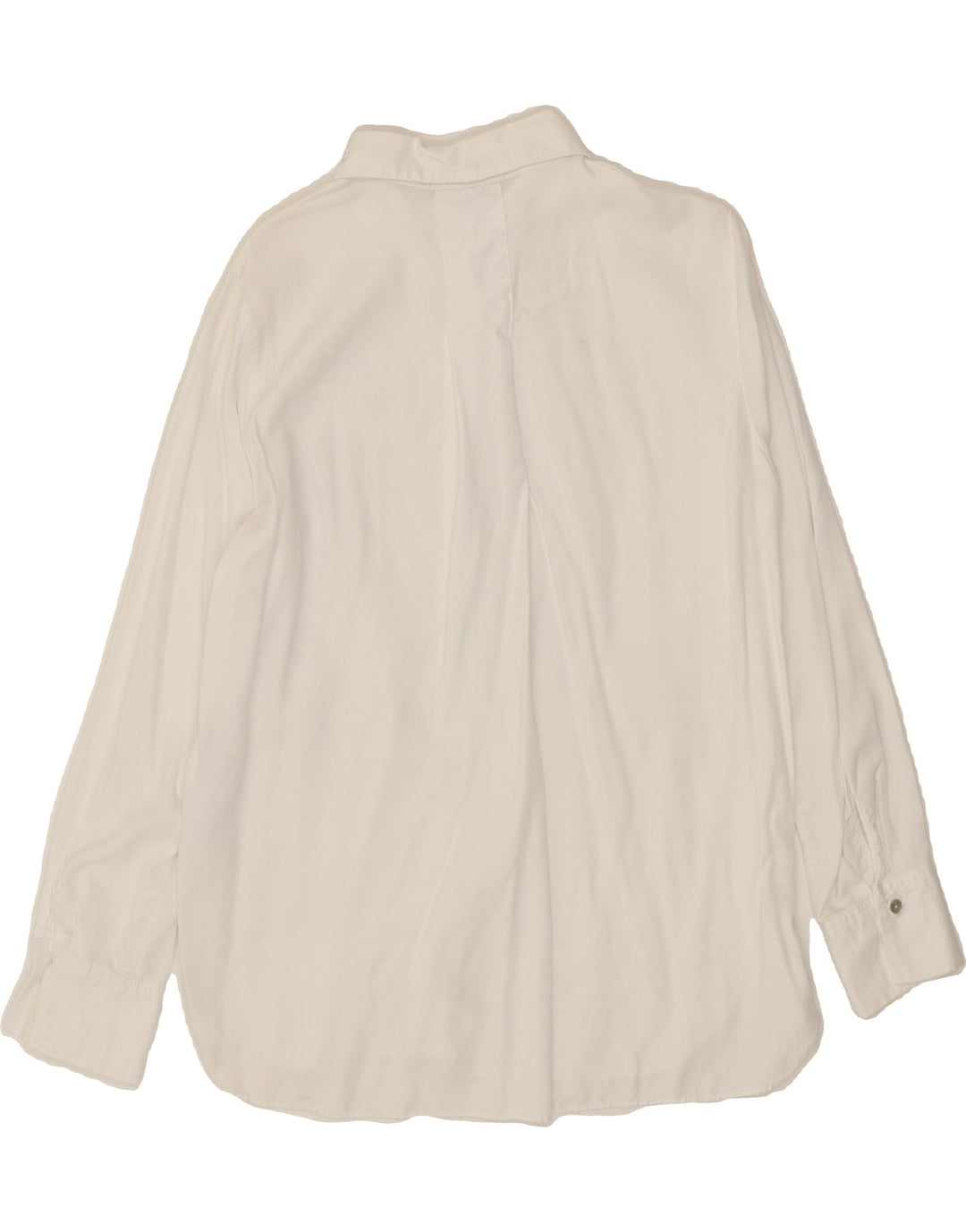 MASSIMO DUTTI Damen Hemd EU 38 Small Weiß Lyocell