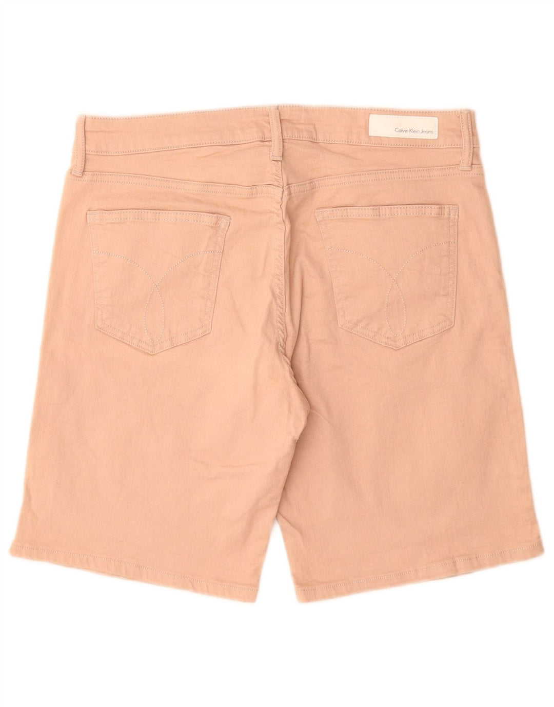 Calvin Klein Herren Denim Shorts W31 Mittelrosa Baumwolle
