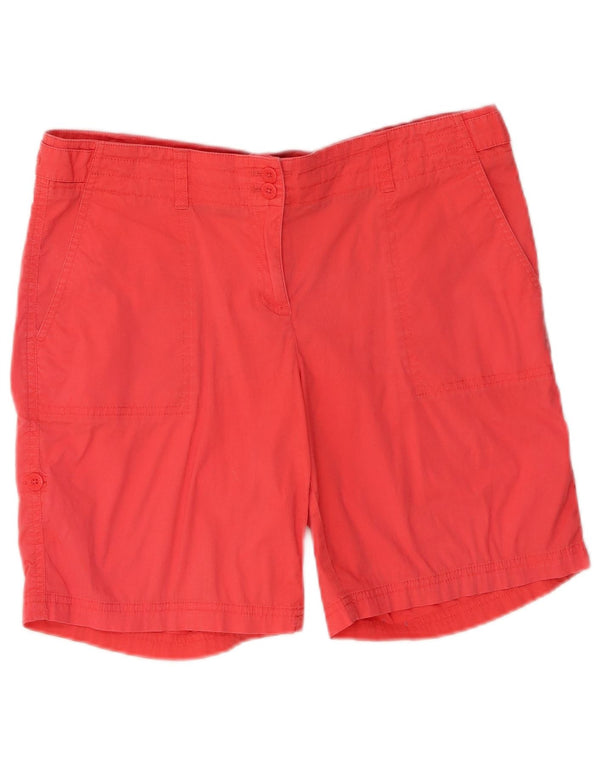 Nautica Damen Chino-Shorts US 10 Large W32 Rosa Baumwolle