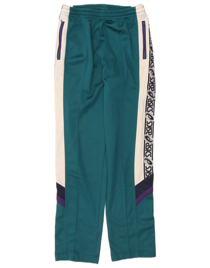 Asics Herren Graphic Full Trainingsanzug IT 48 Mittelgrüner Farbblock