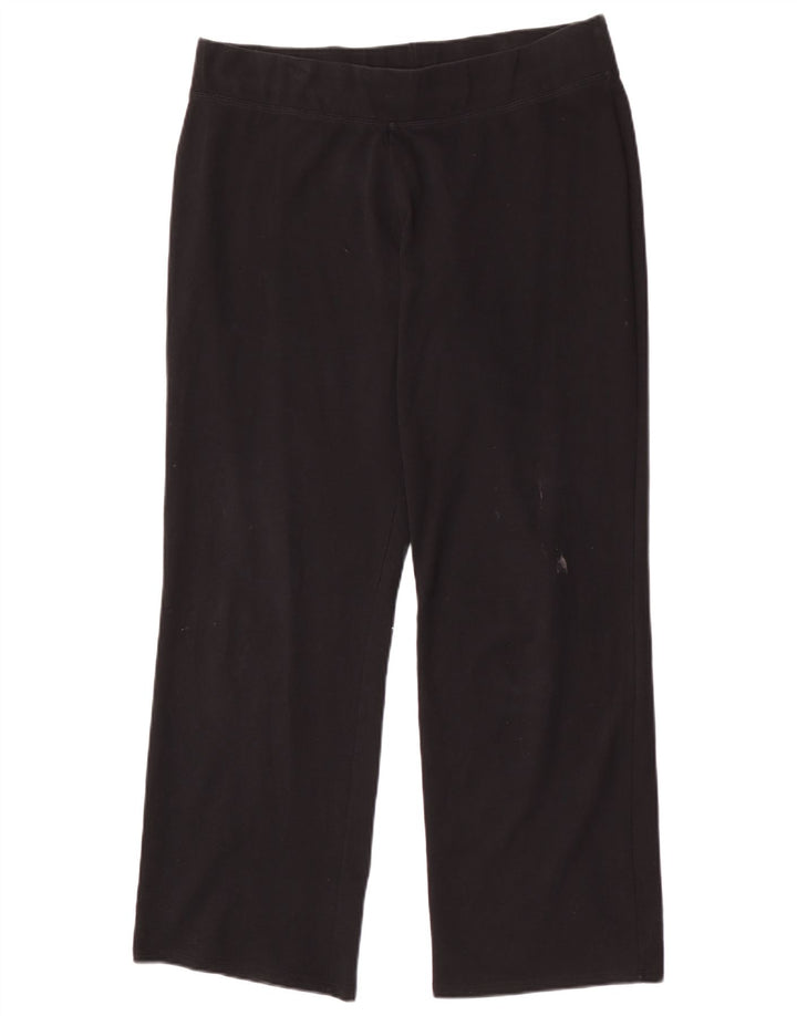Marks & Spencer Damen-Trainingshose, UK-Größe 44, Größe L, Schwarz, Baumwolle