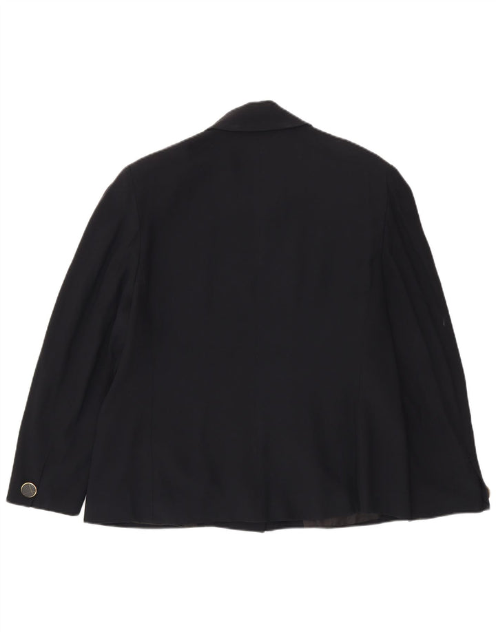 Roccobarocco Damen Zweireihige Blazerjacke UK 18 XL Marineblau