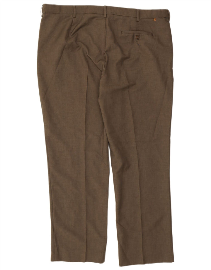 Gerade Chino-Hose für Herren von Farah, W44, L31, Khaki, Polyester