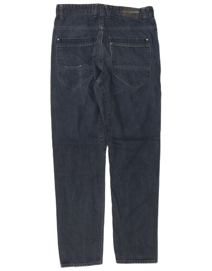 Fishbone Herren Straight Jeans W32 L31 Marineblau