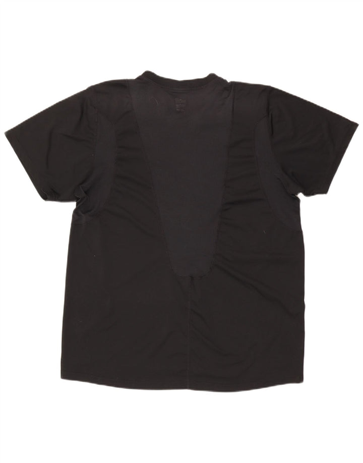 Nike Herren Dri Fit T-Shirt Top UK 42/44 Large Schwarz Polyester