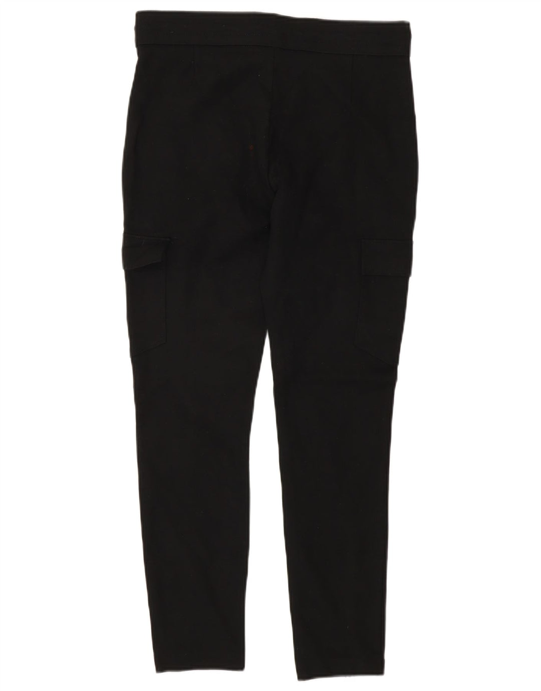 Zara Slim Cargo-Hose für Damen, mittelgroß, W26, L26, schwarze Viskose