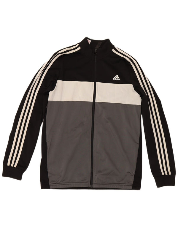 Adidas Jungen Primegreen Trainingsanzug Top Jacke 15-16 Jahre Schwarz Farbblock