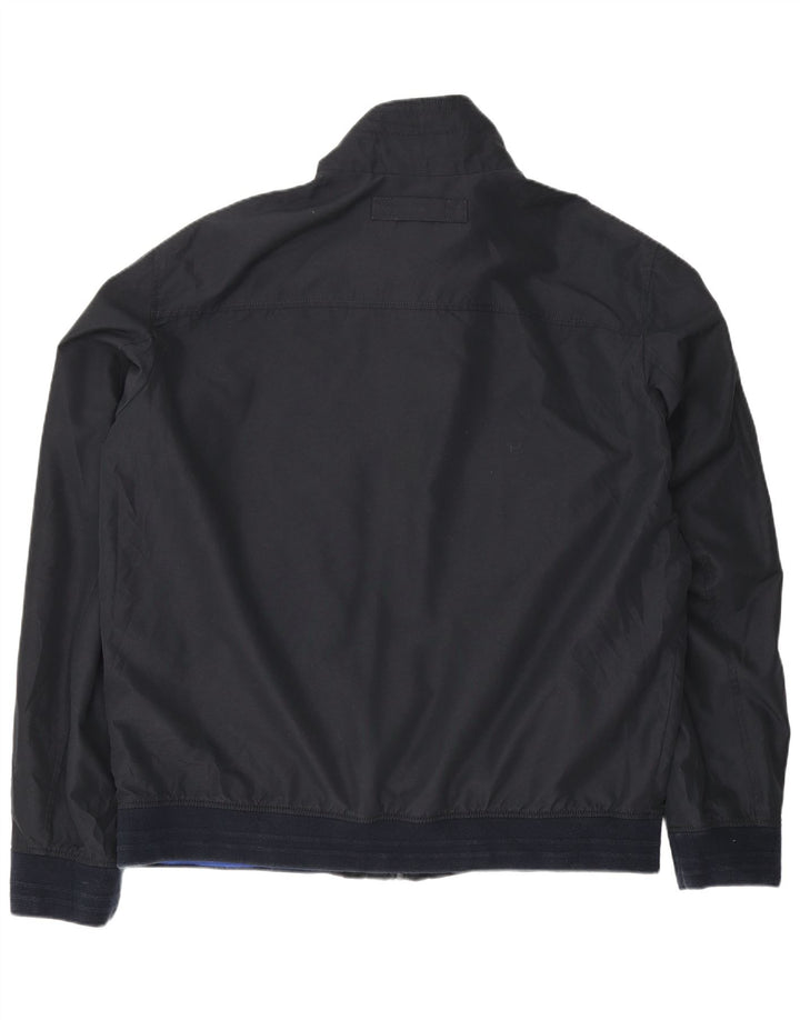 Gant Herren Bomberjacke UK 42 XL Marineblau Polyester