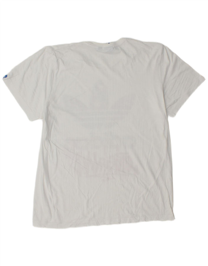 Adidas Herren Grafik T-Shirt Top Large Weiß