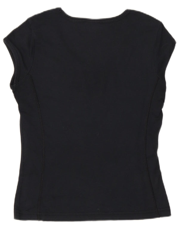 Champion Damen T-Shirt Top UK 14 Large Marineblau