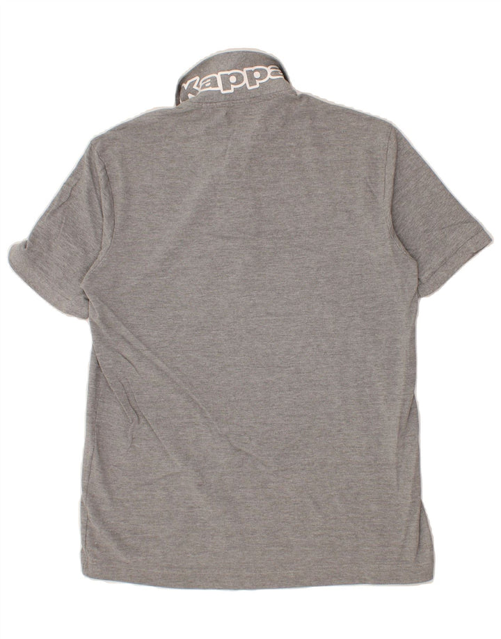 KAPPA Mens Graphic Polo Shirt XL Grey Vintage Kappa and Second-Hand Kappa from Messina Hembry 