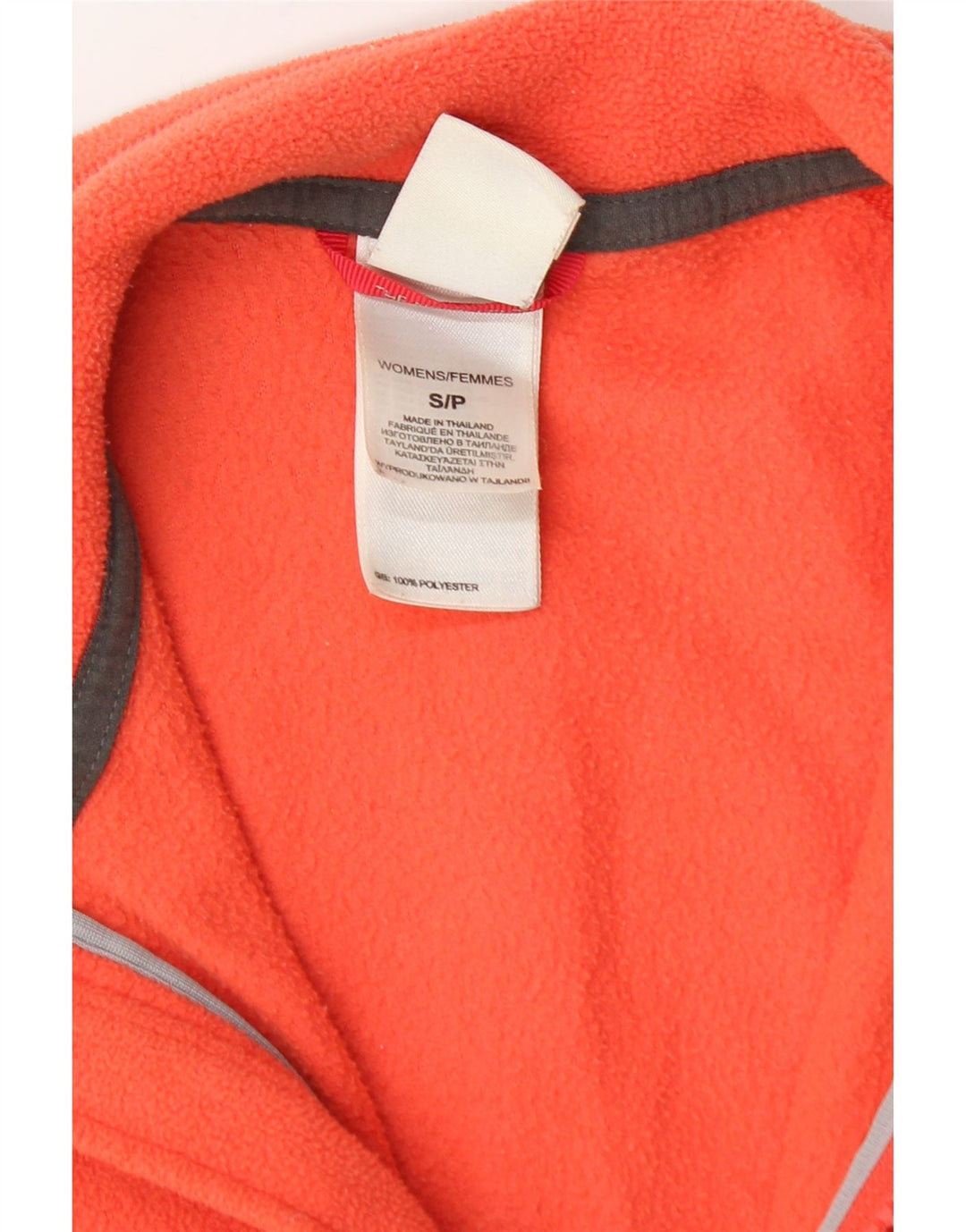 The North Face Damen Liner Fleecejacke UK 10 Small Orange Polyester