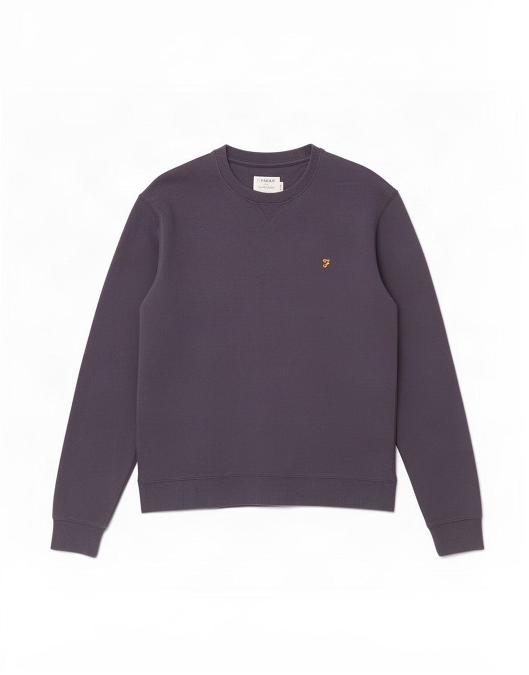 Farah Herren-Sweatshirt-Pullover aus Baumwolle in mittlerem Marineblau