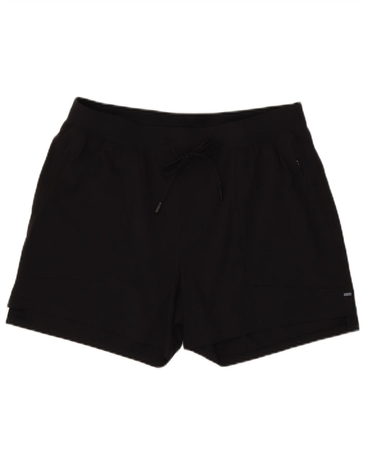 Lululemon Damen-Sportshorts, groß, aus schwarzem Nylon
