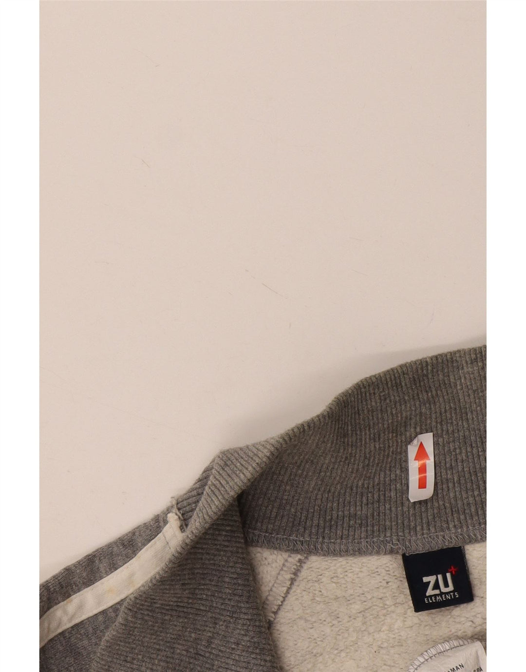 Zu Elements Herren Grafik-Trainingsanzug-Oberteil, Jacke, 2XL, Grau, Baumwolle, Sport