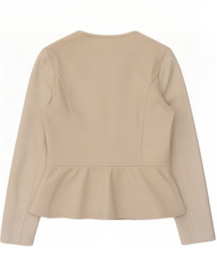 Falconeri Damen Lederjacke UK 14 Large Beige