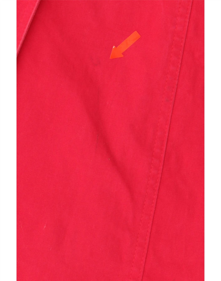 SUPERDRY Womens Trench Coat UK 8 Small  Pink Cotton Vintage Superdry and Second-Hand Superdry from Messina Hembry 