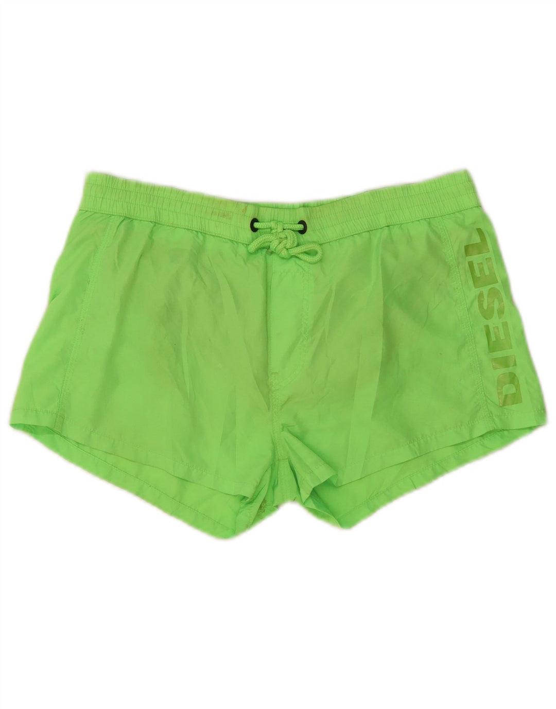 Diesel Herren Badeshorts mit Grafik, Größe S, Grün, Polyester