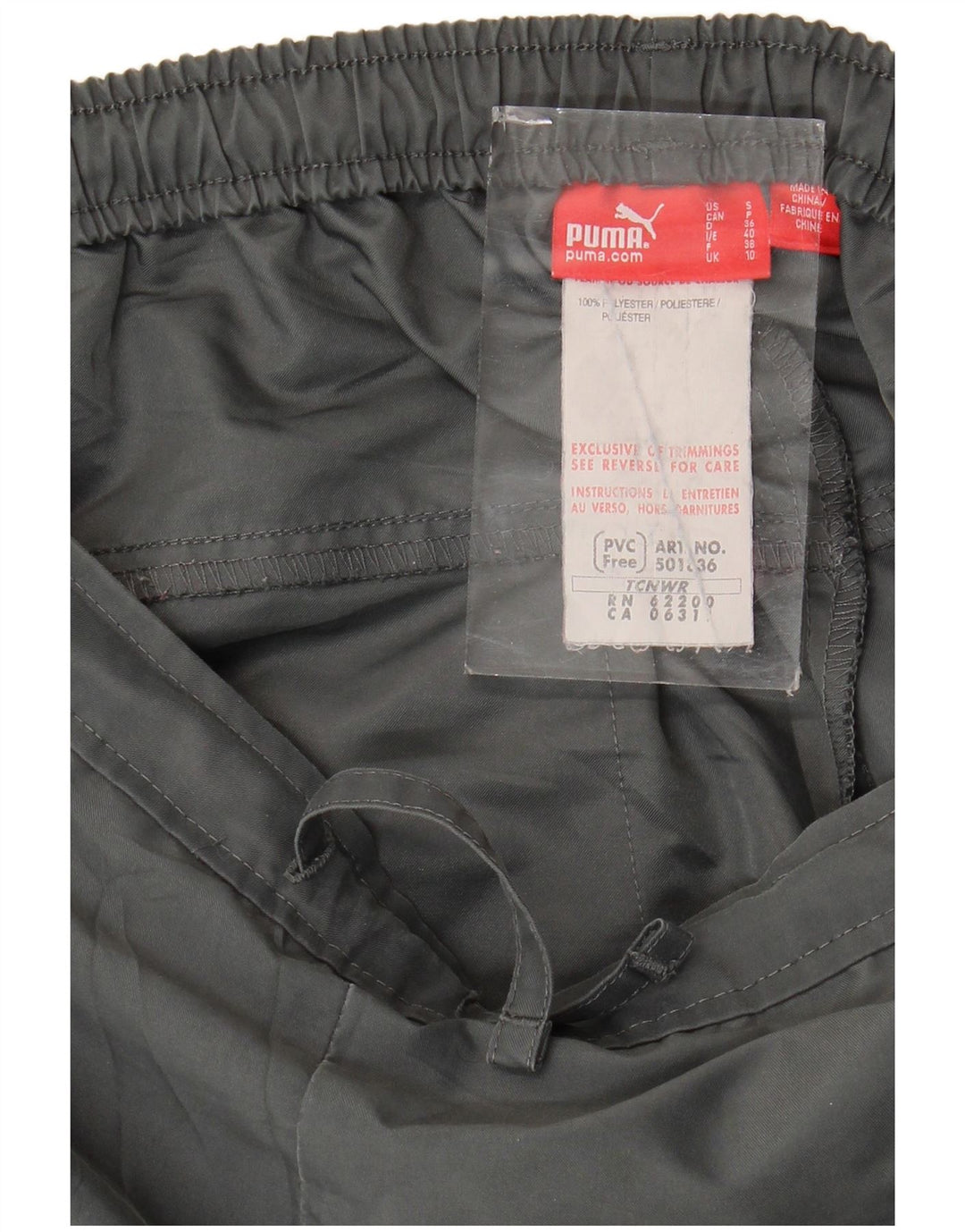 Puma Damen Trainingshose Jogger UK 10 Small Grau Polyester