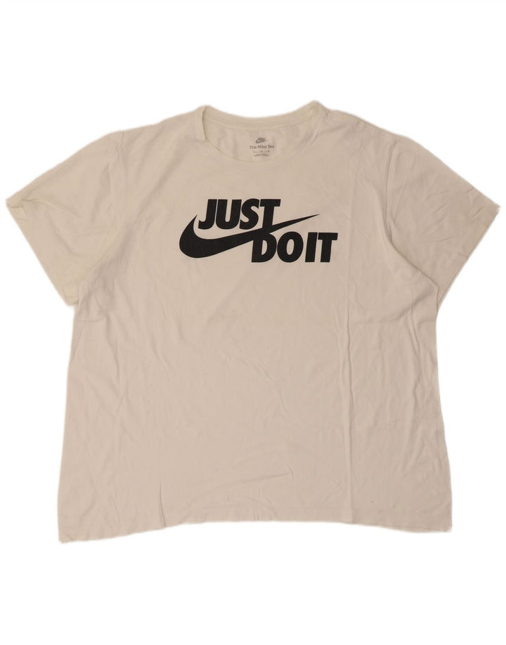 Nike Herren Grafik T-Shirt Top XL Weiß