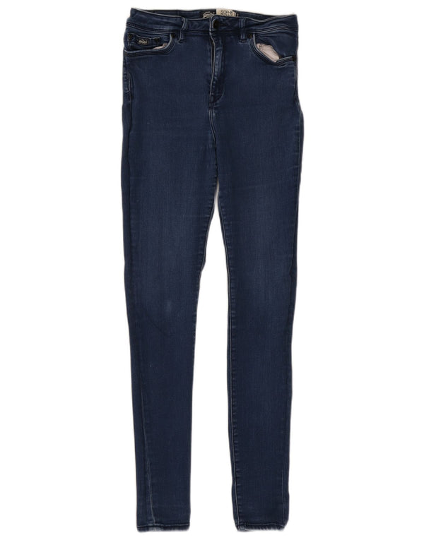 Superdry Damen Sophia Skinny Jeans W30 L32 Marineblau Baumwolle