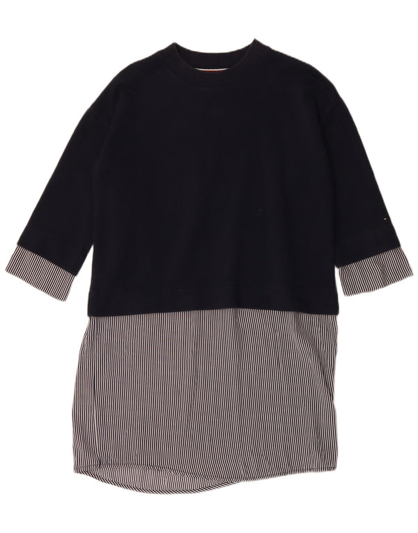 TOMMY HILFIGER Damen Etuikleid UK 14 Medium Navy Blue Colourblock