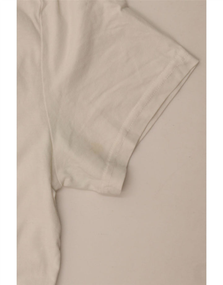 Jack Wills Herren-T-Shirt mit Grafik, mittelweiße Baumwolle