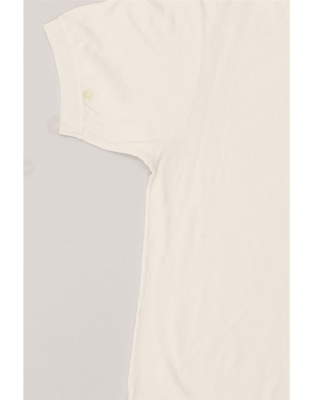 LACOSTE Herren-Poloshirt, Größe 3, klein, weiße Baumwolle