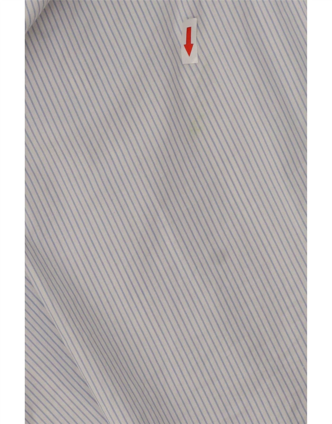 Dolce & Gabbana Herrenhemd, groß, blaue Nadelstreifen-Baumwolle