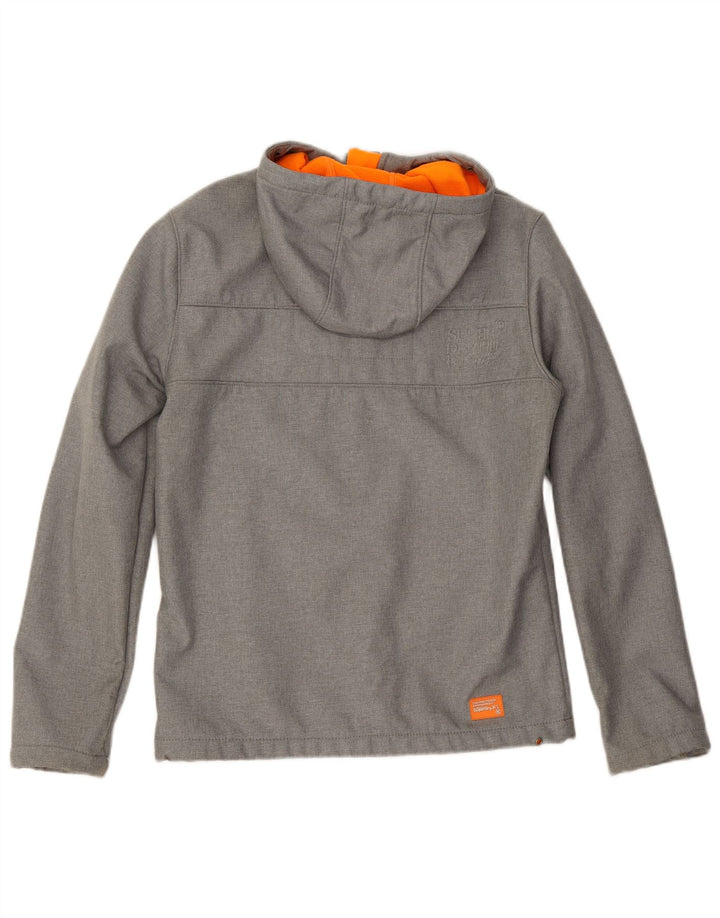 Superdry Herren Windtrekker Graphic Windjacke UK 38 Mittelgrau