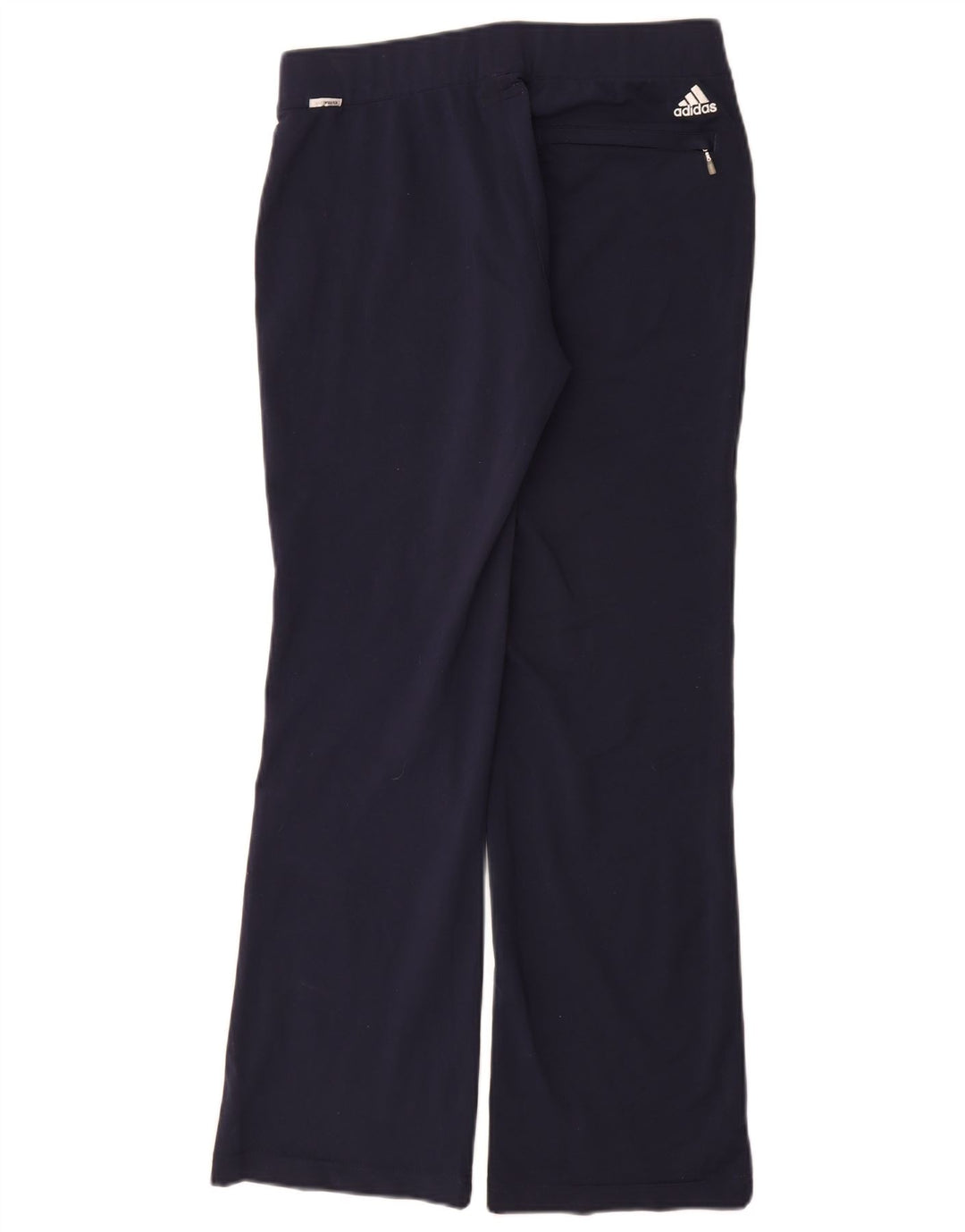ADIDAS Damen Climalite Trainingshose UK 10 Small Marineblau Polyester