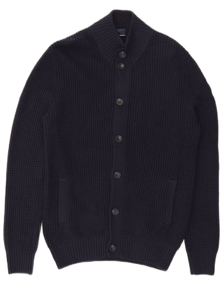 North Sails Herren-Strickjacke aus Baumwolle in mittlerem Marineblau