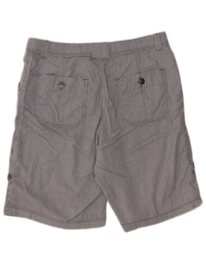 LEE Herren Cargoshorts W32 Mittelblauer Nadelstreifen