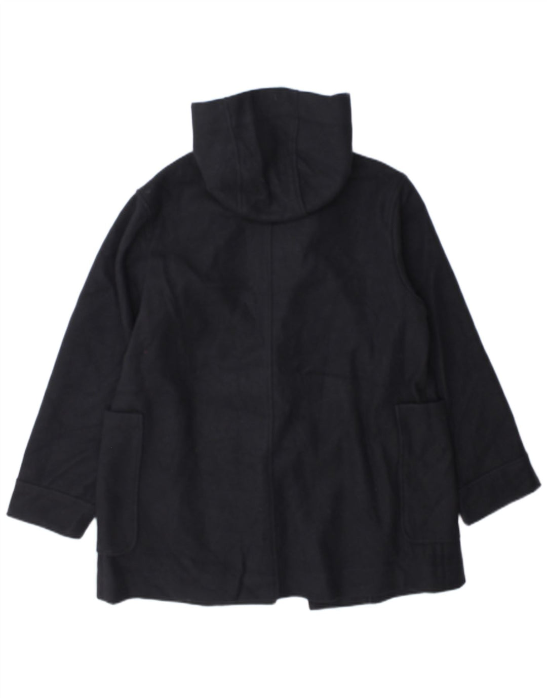 Zara Zweireihiger Mantel mit Kapuze für Mädchen, 13–14 Jahre, marineblaues Polyester