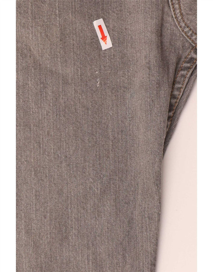 Marks & Spencer Damen Straight Jeans W30 L29 Graue Baumwolle