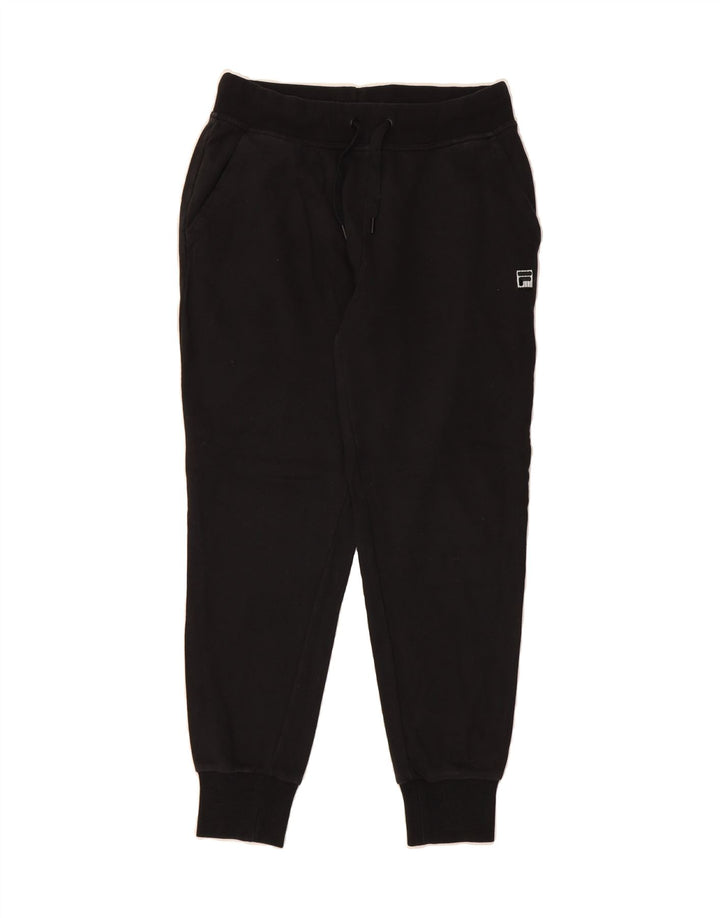 FILA Mens Tracksuit Trousers Joggers Medium Black Cotton Vintage Fila and Second-Hand Fila from Messina Hembry 