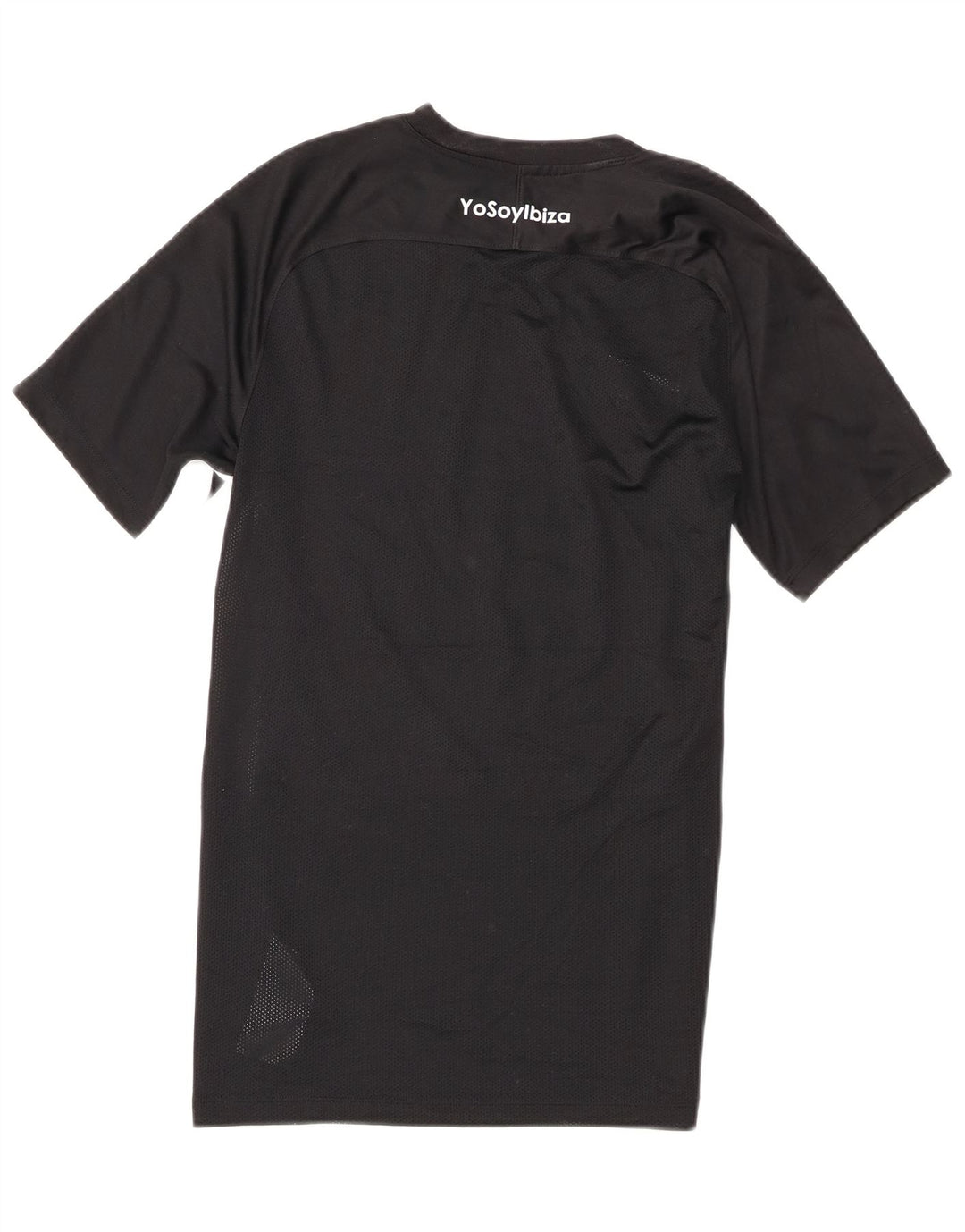 Nike Herren Ibiza Graphic T-Shirt Top Small Schwarz Polyester