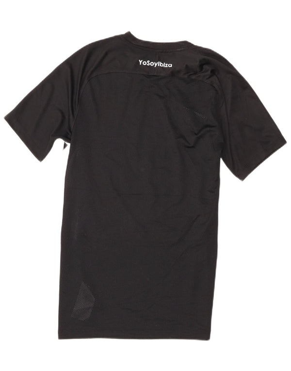 Nike Herren Ibiza Graphic T-Shirt Top Small Schwarz Polyester