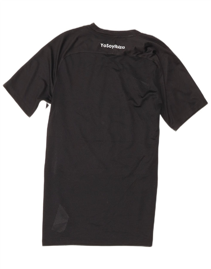 Nike Herren Ibiza Graphic T-Shirt Top Small Schwarz Polyester