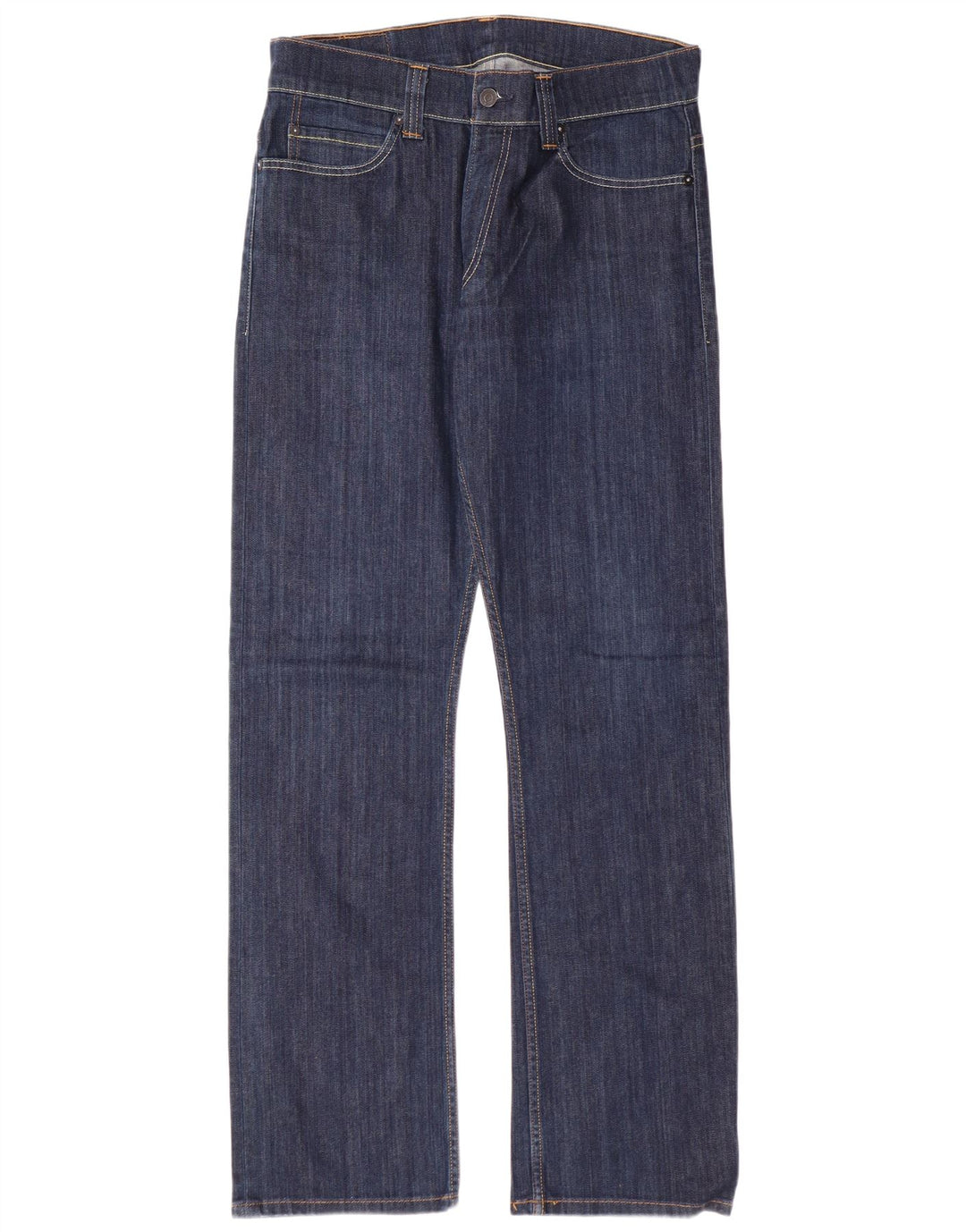 Levi's Herren 506 Straight Jeans W34 L34 Marineblaue Baumwolle