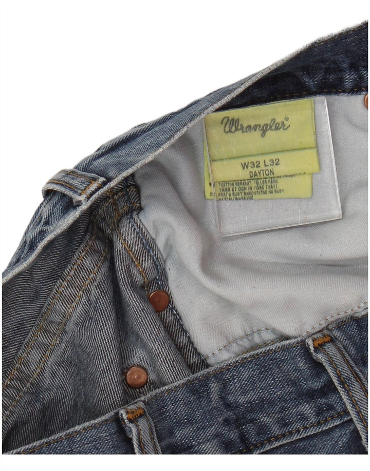 Wrangler Herren Dayton Bootcut Jeans W32 L32 Blaue Baumwolle