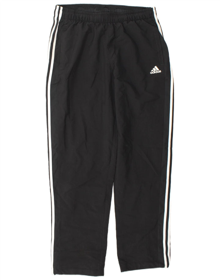 Adidas Herren-Trainingshose, groß, aus schwarzem Polyester