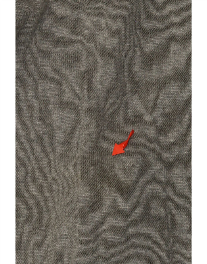 MARKS & SPENCER Herren Blue Harbor Cardigan Pullover Große graue Baumwolle