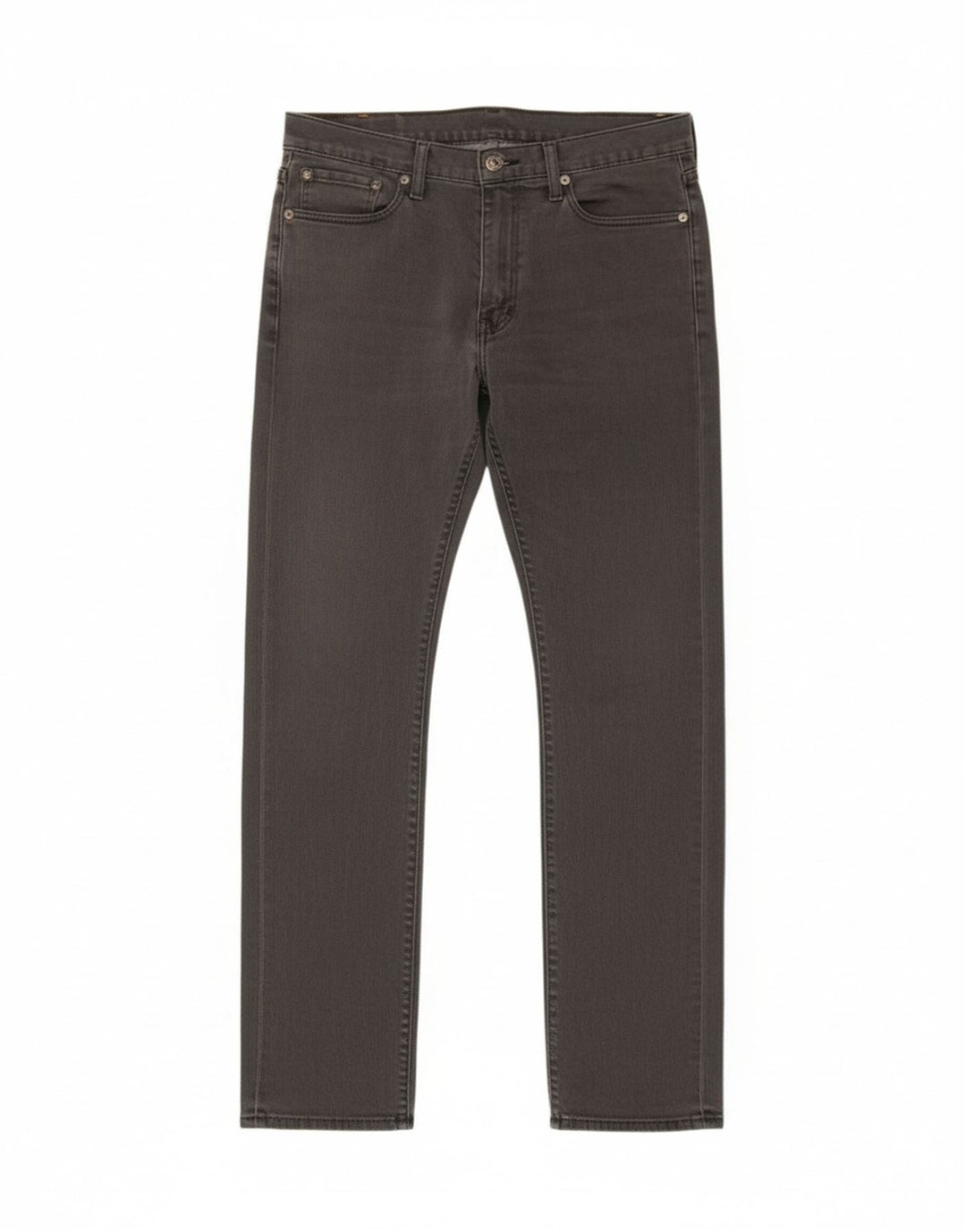 Levi's Herren 513 Slim Straight Jeans W33 L34 Graue Baumwolle