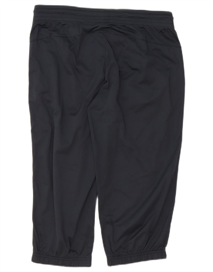 Nike Damen Straight Jeans UK 14 Mittelgraues Polyester