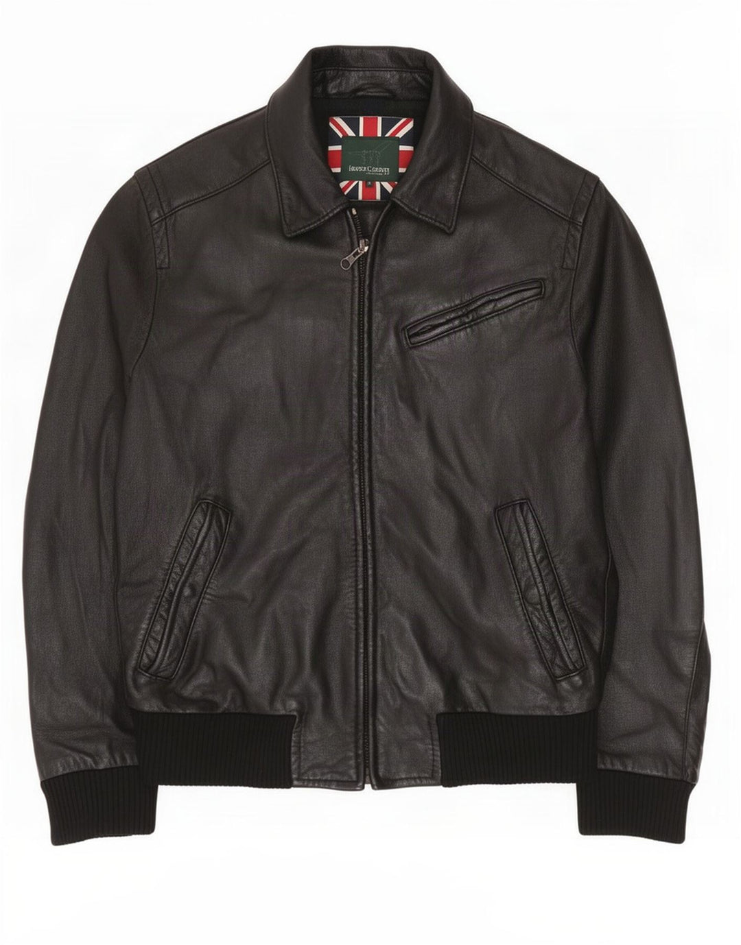 Henry Cottons Herren Lederjacke IT 52 XL Schwarz